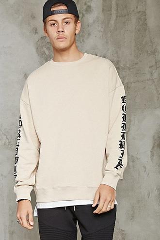 Forever21 Worldwide Graphic Sweatshirt