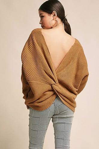 Forever21 Ribbed Twist-back Tunic