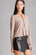 Forever21 Aro Open-shoulder Top