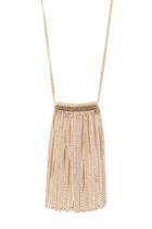 Forever21 Gold Chain Fringe Necklace