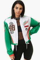 Forever21 Mountain Dew Colorblock Bomber Jacket