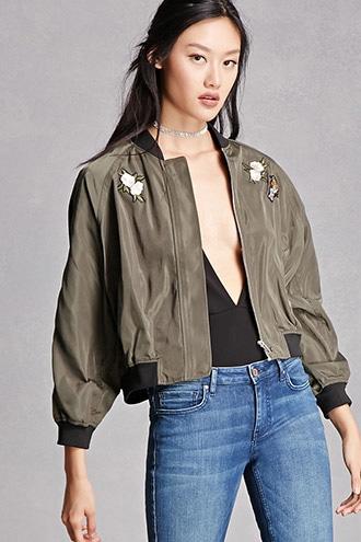 Forever21 Korirl Bomber Jacket