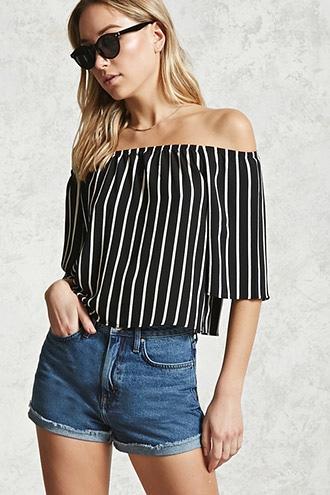 Forever21 Crepe Off-the-shoulder Top