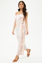 Forever21 Anm Tie-dye Tube Jumpsuit