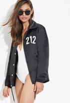 Forever21 Married To The Mob Satin Bomber Jacket