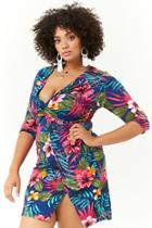 Forever21 Plus Size Tropical Twist Dress