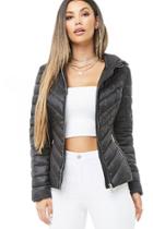 Forever21 Velvet-lined Quilted Jacket