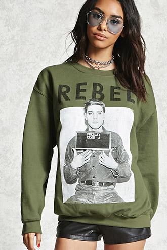 Forever21 Elvis Rebel Sweatshirt