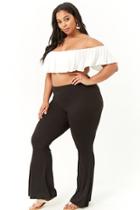 Forever21 Plus Size Flare Knit Pants