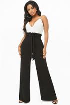 Forever21 Paperbag-waist Combo Jumpsuit