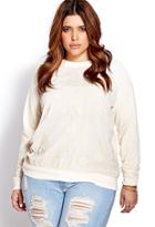 Forever21 Plus Women's  Plus Size Forever Cool Combo Sweatshirt