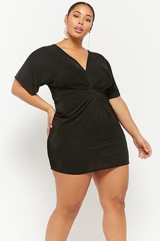 Forever21 Plus Size Plunging Tulip Dress