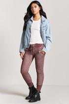 Forever21 Heathered Knit Lace-up Joggers