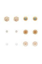 Forever21 Faux Pearl Stud Earring Set