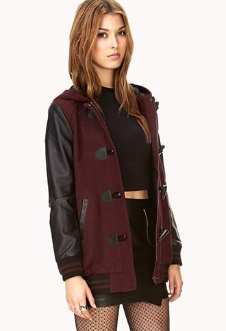 Forever21 Street-chic Varsity-style Coat