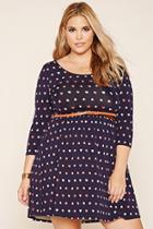 Forever21 Plus Women's  Plus Size Heart Mini Dress