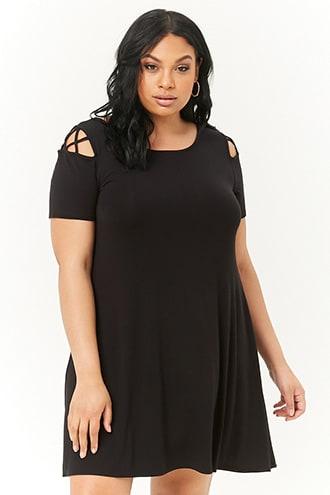 Forever21 Plus Size Crisscross  T-shirt Dress