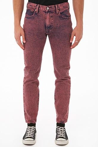 Forever21 Levis 512 Acid Wash Jeans