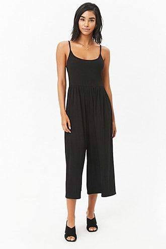 Forever21 Ribbed Culotte Jumpsuit