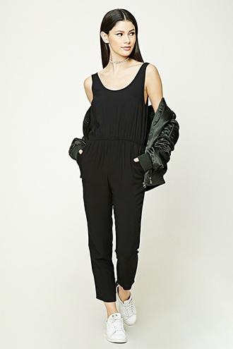 Forever21 Scoop Neck Jumpsuit