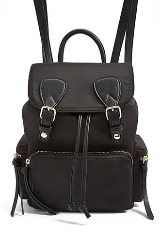 Forever21 Faux Leather-trim Backpack