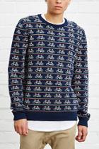 21 Men Men's  Bicycle Pattern Cotton Sweater