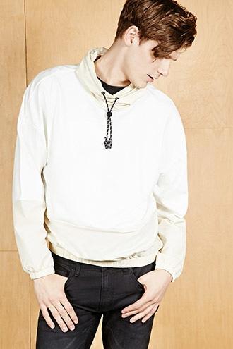 Forever21 Menne2 Combo Mock Neck Jacket