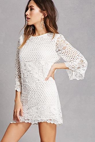 Forever21 Crochet Shift Dress