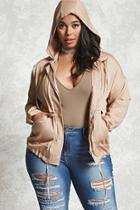 Forever21 Plus Size Hooded Jacket