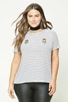 Forever21 Plus Size Popsicle Patch Tee