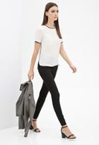 Forever21 V-back Chiffon Top
