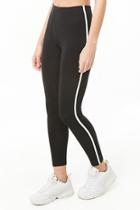 Forever21 Contrast-trim High-waisted Leggings