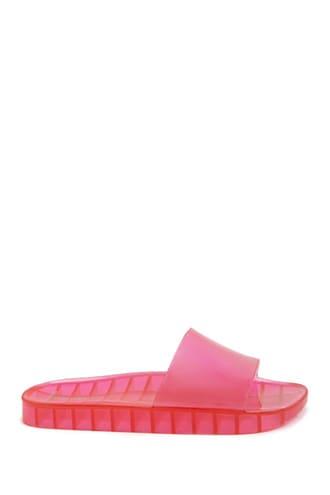Forever21 Neon Jelly Slides