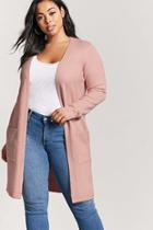 Forever21 Plus Size Longline Open-front Cardigan