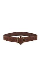 Forever21 Faux Leather Geo Etched Belt