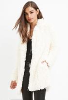 Forever21 Longline Faux Fur Coat