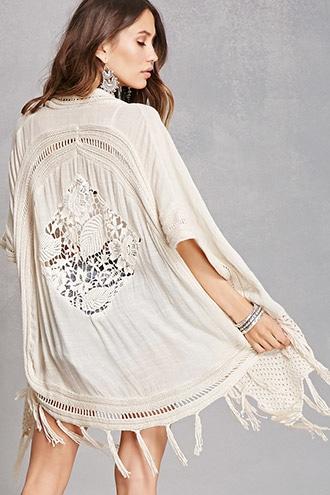 Forever21 Wyldr Tassel-trim Cardigan