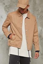 21 Men Men's  Cotton Button-front Jacket