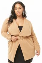 Forever21 Plus Size Longline Wrap Coat