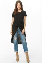 Forever21 Tie-knot High-low Tunic