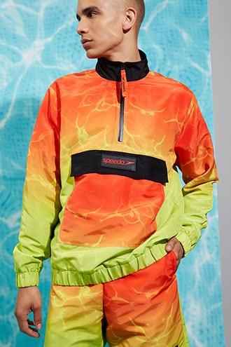 Forever21 Speedo Gradient Anorak