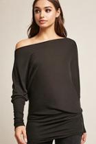 Forever21 Ribbed Asymmetrical Tunic
