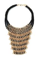 Forever21 Chained Cord Statement Necklace