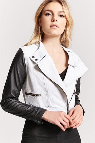 Forever21 Combo Moto Jacket