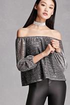 Forever21 Honey Punch Sequin Top