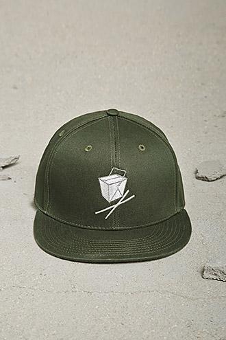 Forever21 Men Takeout Box Embroidered Cap
