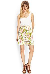 Forever21 Island Printed Bermuda Shorts