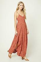 Forever21 Embroidered Cami Maxi Dress