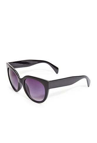 Forever21 Tortoiseshell Cat Eye Sunglasses (black/grey)