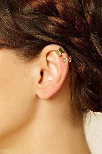 Forever21 High-polish Ear Cuff Set